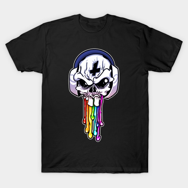 Rainbow Puke T-Shirt by GodsBurden